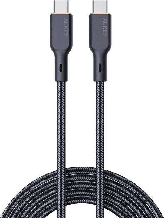 Produktbild Aukey USB-C Cable, 100W, 1m - Black (1 m, USB 2.0, 100 W)