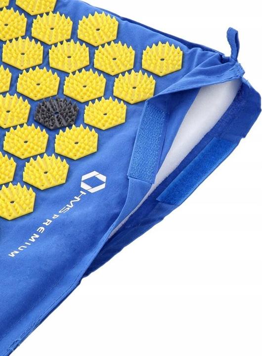 Produktbild HMS Massage-Akupressurmatte und Kissen-Set Premium AKM01, dunkelblau