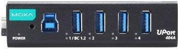 Actual product image Moxa UPORT 407A - 7-port industrial-grade USB 3.2 hubs, 0 to 60C operating temperature (7 ports)