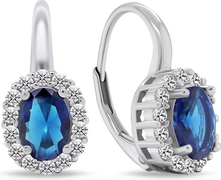 Immagine prodotto Brilio Argento - Orecchini di lusso in argento con zirconi EA745WB