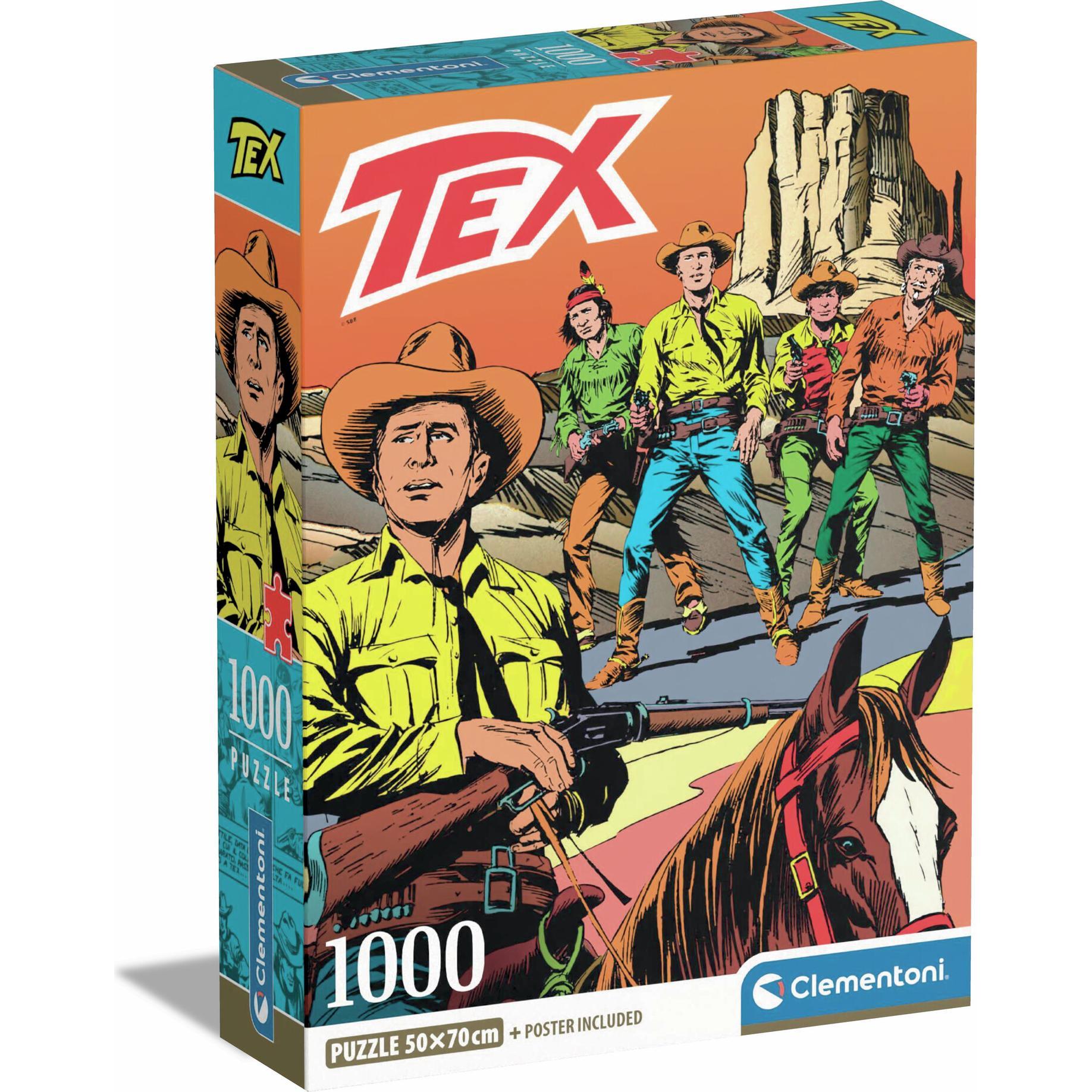 Clementoni Multicolore 1000 Pz - Tex (1000 Pezzi)