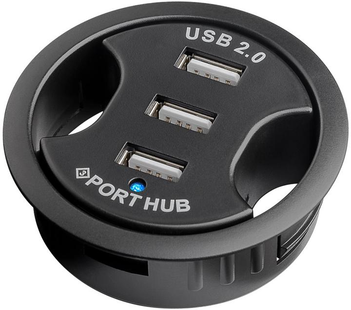 Image du produit Goobay HUB encastrable (USB-A, 3 ports)