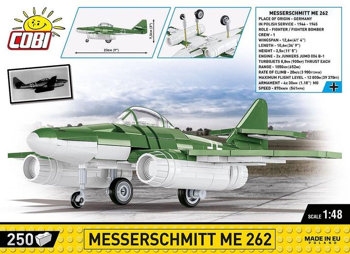 Actual product image Cobi Easy Planes Messerschmitt ME 262