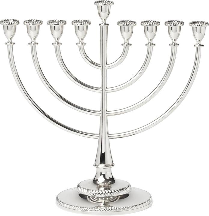 Reed Manufacturing Menorah in Argento Roseland