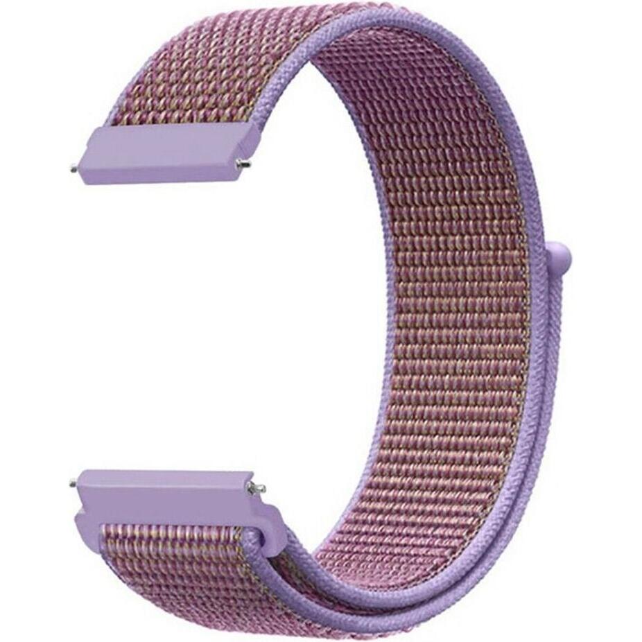 Thumbnail - Strap-it Armband (20 mm, Nylon, Forerunner 245, Venu SQ), Uhrenarmband, Violett