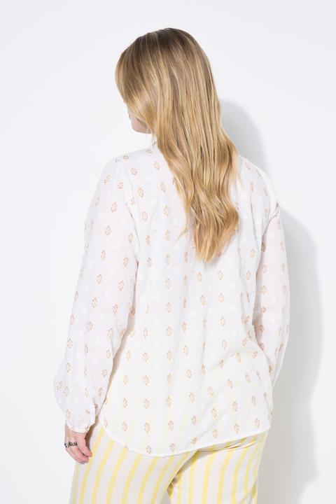 Produktbild Studio Untold Bluse, Loose Shape, Webmuster, Ballon-Langarm (46, 48)
