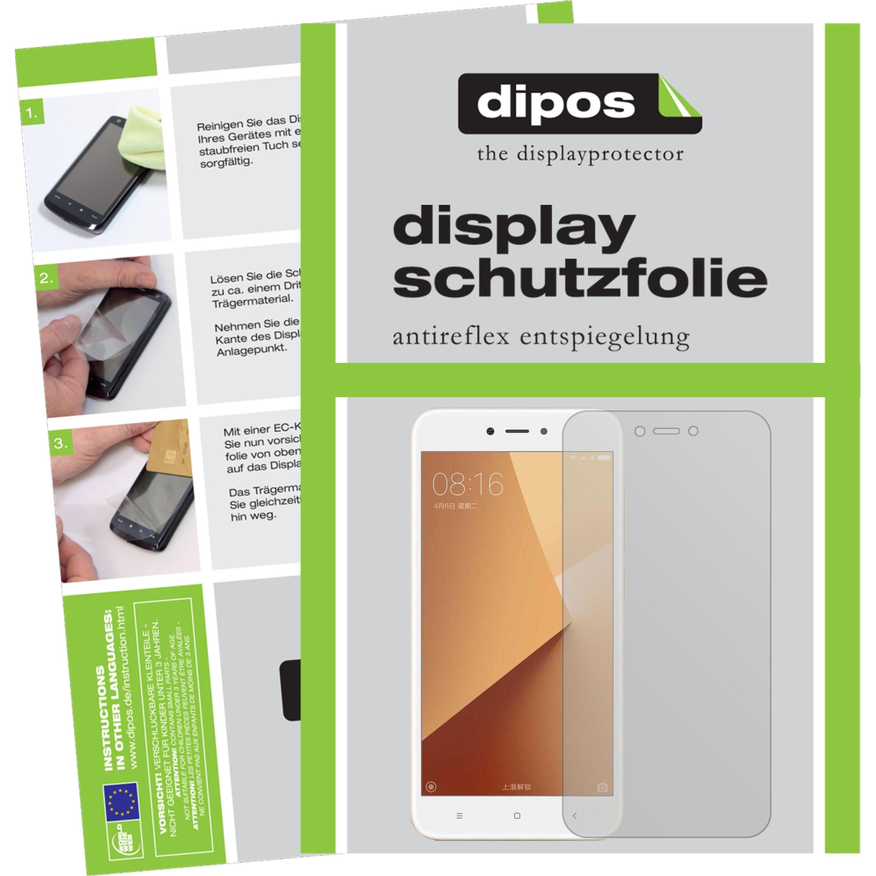 Thumbnail - Dipos Displayschutzfolie Antireflex (6 Stück, Xiaomi Redmi 5A), Smartphone Schutzfolie, Transparent