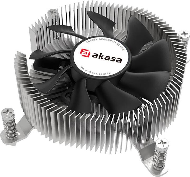 Productafbeelding Akasa CPU-koeler met laag profiel, Intel LGA1700 - koper en aluminium (29.92 mm)