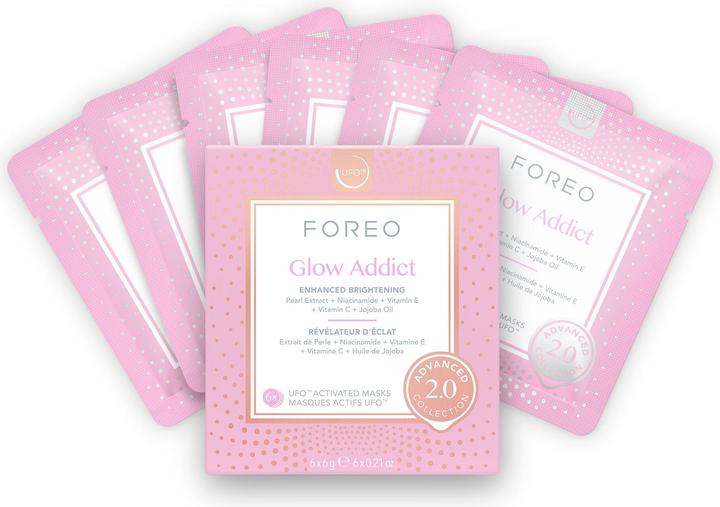 Foreo Brightening face mask with activation for dull skin UFOâ"¢ Glow Addict (Brightening Mask) 6