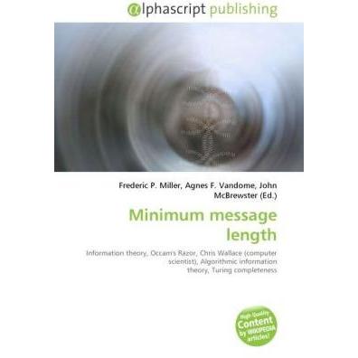 Minimum message length, Fachbücher von Agnes F. Vandome, Frederic P. Miller, John McBrewster