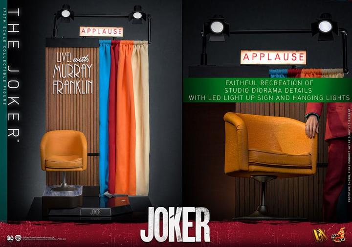 Actual product image Hot Toys Joker Movie Masterpiece Action Figure 1/6 The Joker 30 cm