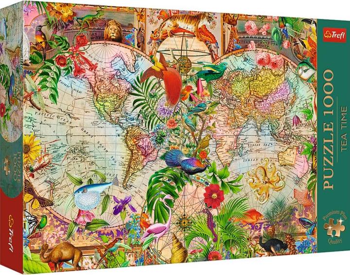 Actual product image Trefl Puzzle Premium Plus 1000 – Historische Weltkarte (1000 pieces)