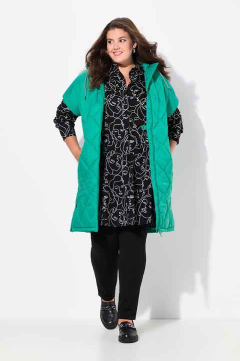 Actual product image Ulla Popken HYPRAR Quilted Drawstring Vest (58)