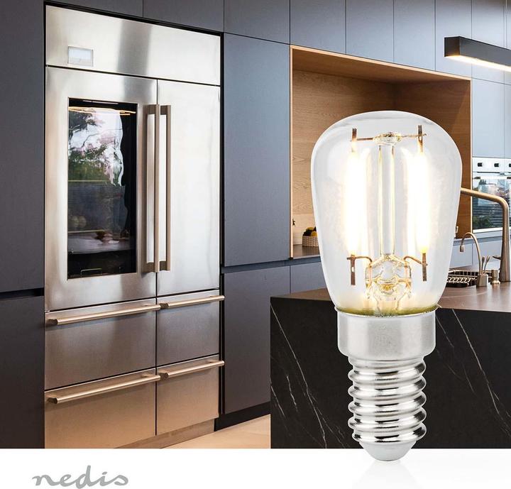 Produktbild Nedis Kühlschranklampe | LED | E14 | 2 W | T26 (E14, 2 W, 150 lm, 1 x, G)