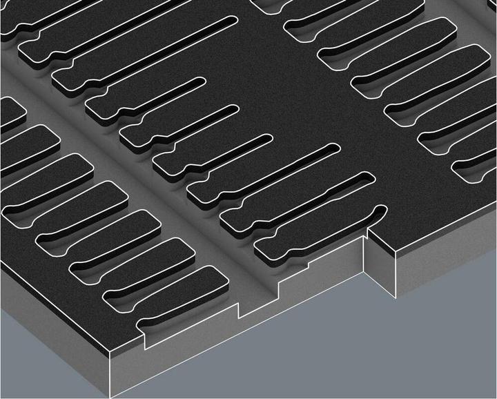 Actual product image Wera Foam insert Kraftform Micro Set 1 empty 9815