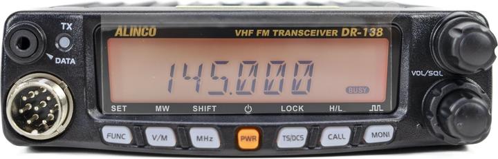 Actual product image Alinco VHF radio PNI DR-138HE 144-146 MHz, 200 channels, DMTF, 12 V
