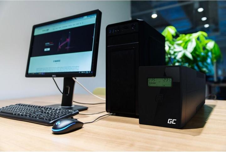 Produktbild GreenCell 600VA 360WÜberspannungsschutz 230V Black (600 VA, 360 W)