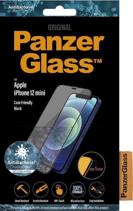 Produktbild PanzerGlass Edge-to-Edge (1 Stk., Apple iPhone 12 mini)