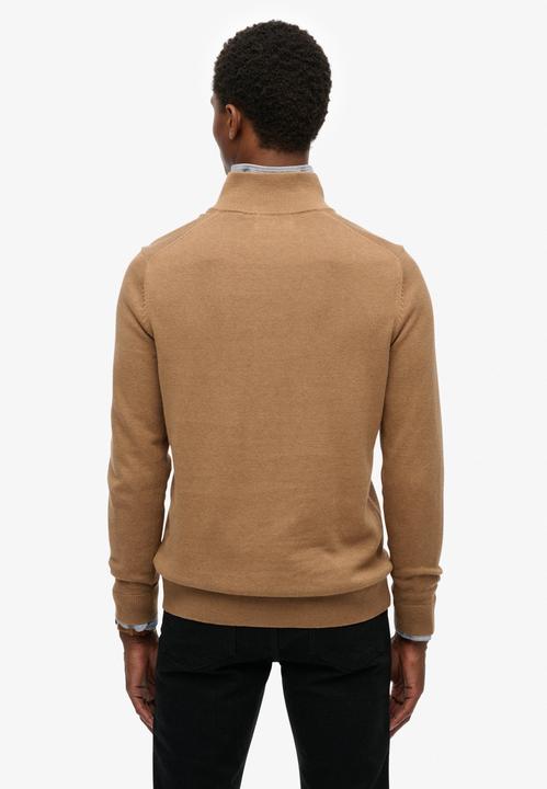 Produktbild Superdry Maglione Essentials Mezza Zip in Cotone (M)