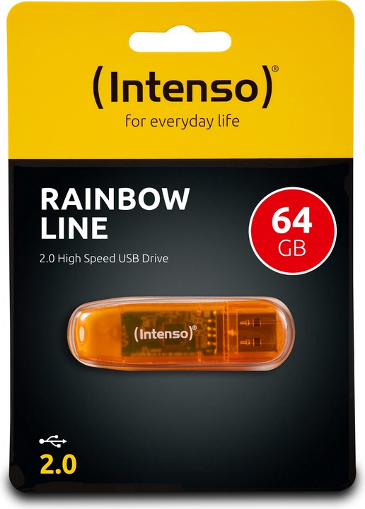 Produktbild Intenso Rainbow Line (64 GB, USB-A, USB 2.0)