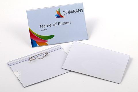 Produktbild Europel Namensschild, mit Wellennadel, 90 x 60 mm