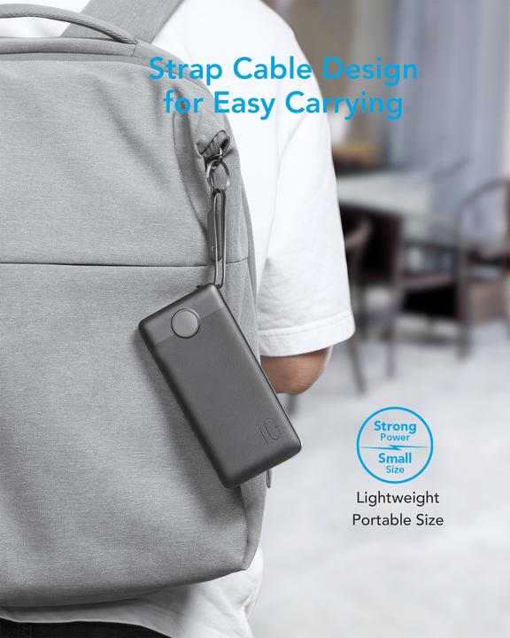 Immagine prodotto Veger C20 Powerbank con cavo - 20'000mAh (20000 mAh, 10 W, 77 Wh)