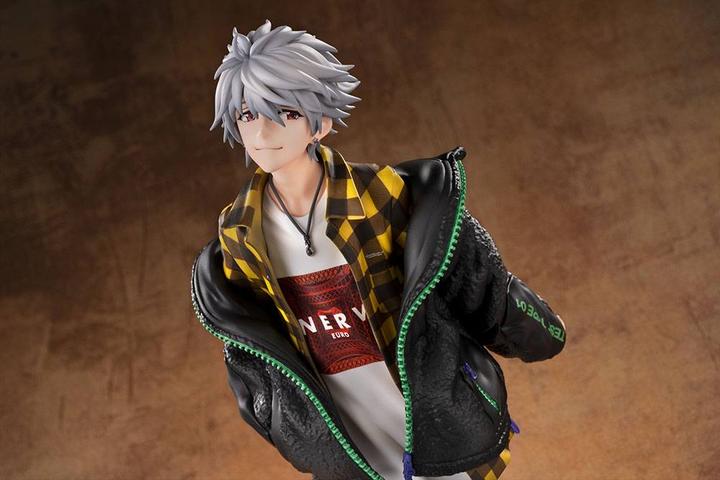 Actual product image Hobbymax Neon Genesis Evangelion statuette PVC 1/7 Kaworu Nagisa Ver. Radio Eva Part 2 25 cm