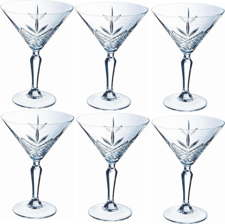 Immagine prodotto Bormioli Rocco Bicchiere da cocktail Broadway 210 ml, 6 pezzi, Trasparente (2.10 dl, 6 x, Bicchieri da Martini)