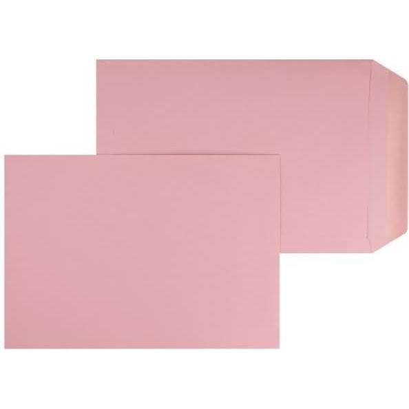 Blanke, Versandtasche + Luftpolstertasche, Versandtaschen 220x312mm 120g/qm gummiert VE=100 Stück tiefrosa (100 x)