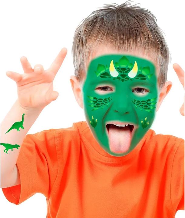 Productafbeelding Fiesta Dino schmink sjabloon 14x20cm