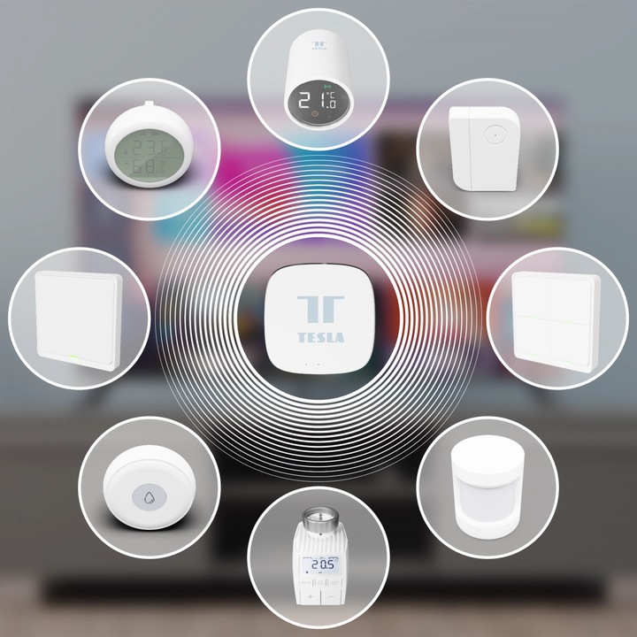 Actual product image Tesla Smart ZigBee Hub