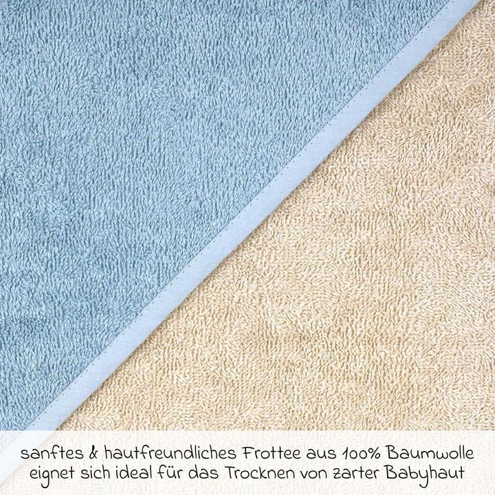 Produktbild Kapuzenbadetücher & Handtücher Kapuzenbadetuch 100 x 100 cm - Greige St