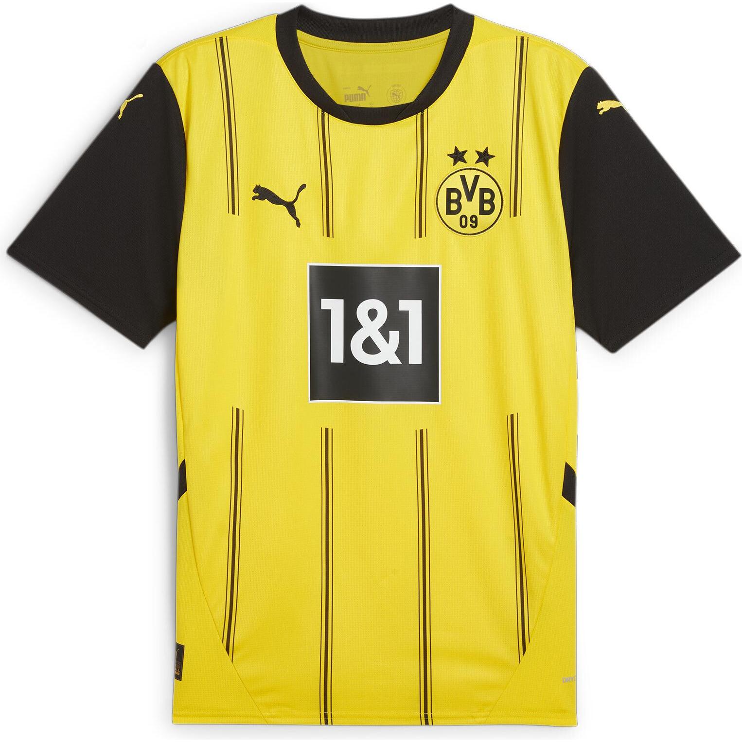 Puma, Herren, Fussballtrikot, BVB Home Jersey Replica (M), Gelb, M