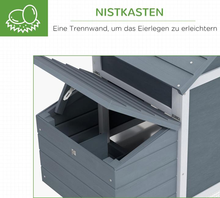 Image du produit PawHut Poulailler avec parc