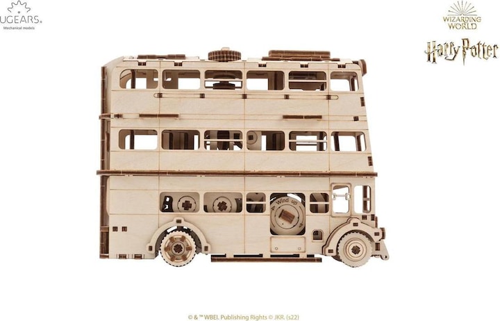 Actual product image Ugears Harry Potter Knight Bus
