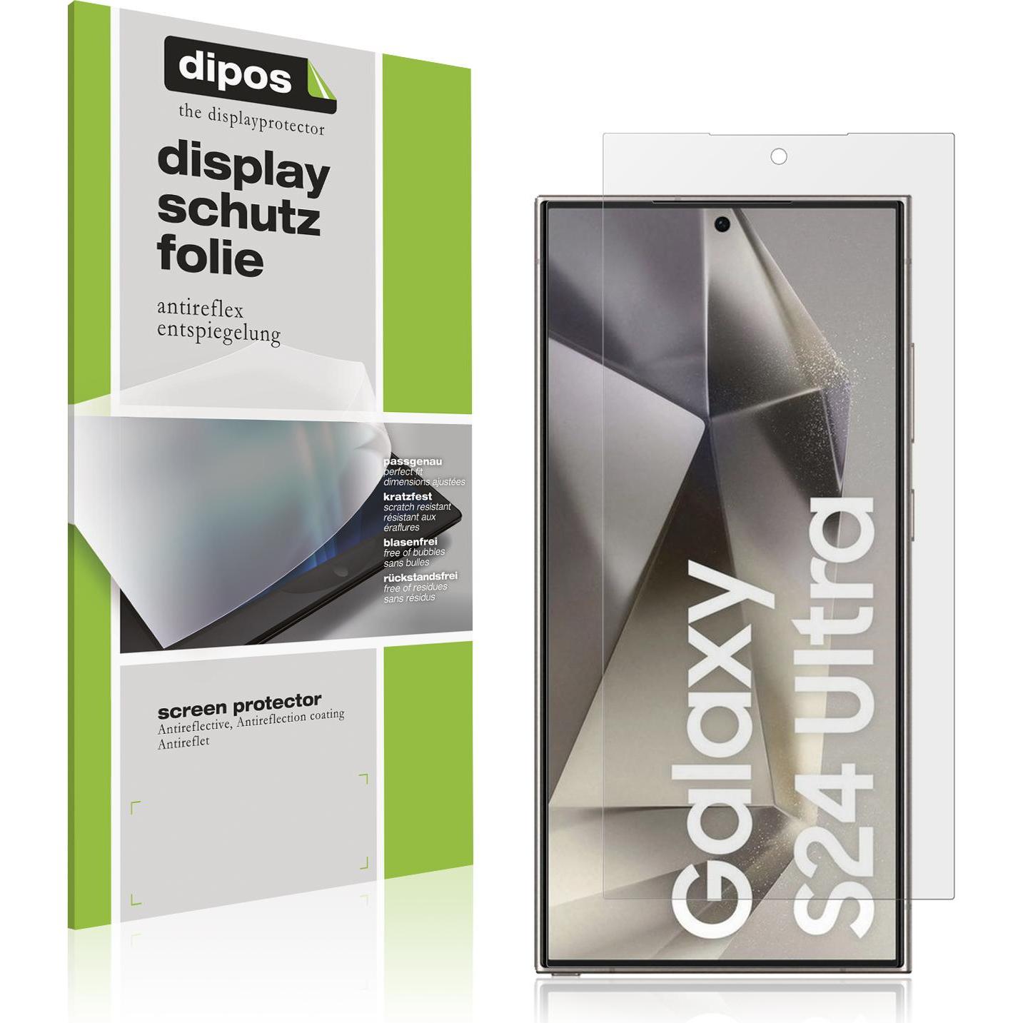 Dipos Displayschutzfolie Antireflex (4 Stück, Samsung Galaxy S21), Smartphone Schutzfolie, Transparent