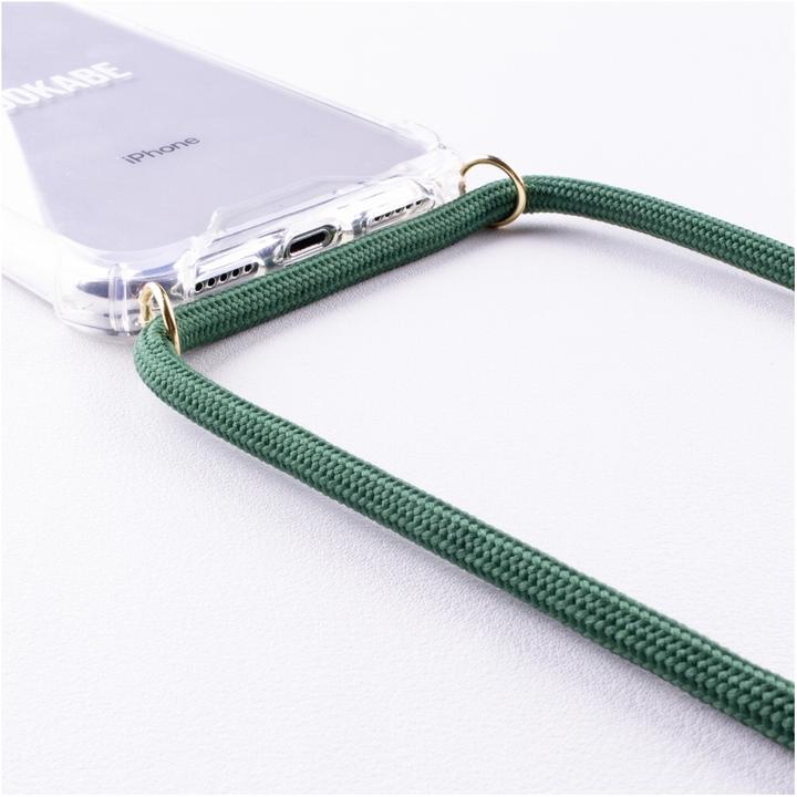 Actual product image Lookabe Necklace iPhone Xr gold green loo014
