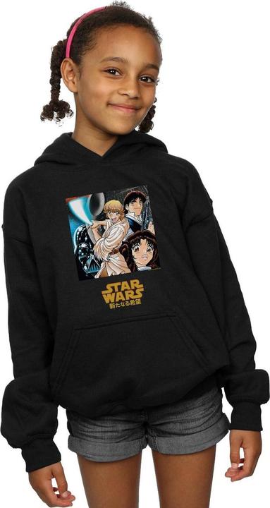 Produktbild Star Wars Anime Poster Kapuzenpullover Mädchen (140, 146)