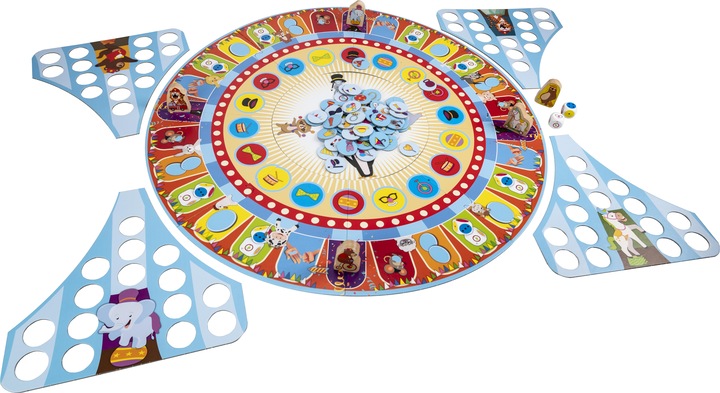 Produktbild Selecta Spielzeug Tierzirkus-Brettspiel (Niederländisch)