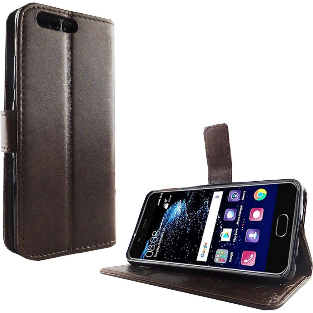 König Design Hülle Handy Schutz für Huawei P10 Case Cover Tasche Wallet Etui Handyhülle Neu (Haier P10), Smartphone Hüll...