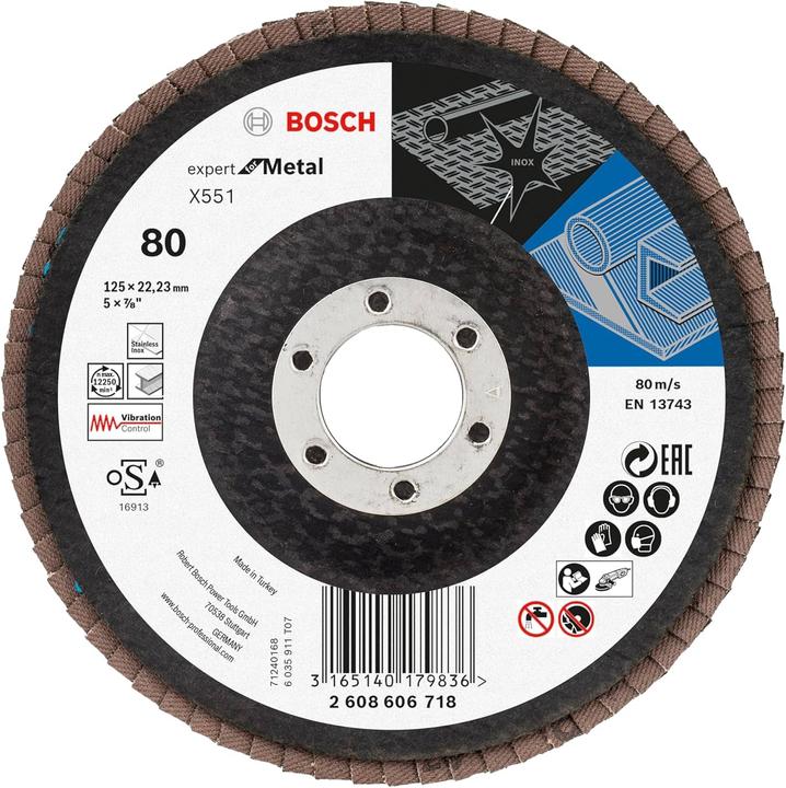 Produktbild Bosch Professional Fächerscheiben 125 Eimer (40, 60, 80)