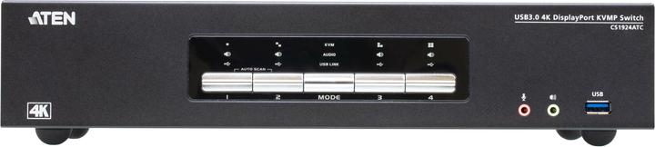 Produktbild Aten 4-Port USB True 4K DisplayPort KVM Switch