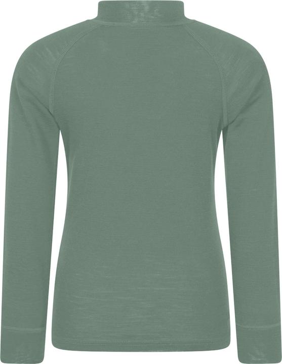 Actual product image Mountain Warehouse Childrens/Kids Merino Blend Half Zip Base Layer Top (98)