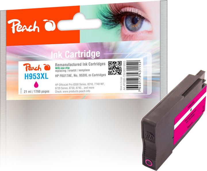 Produktbild Peach Tinte HP F6U17AE, No.953XL (M)