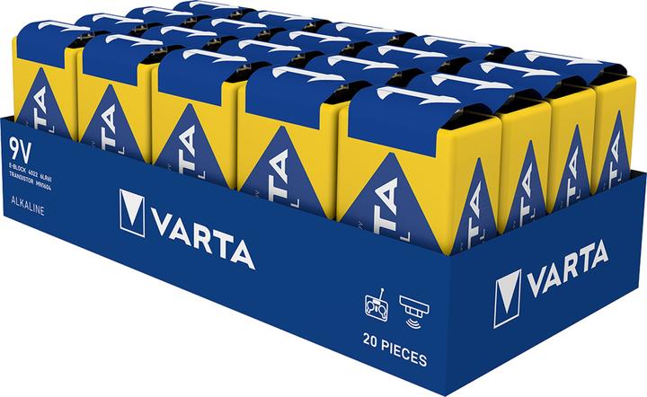 Image du produit Varta INDUSTRIAL PRO Pile alcaline 9V - 4022 - pack de 20 piles (20 pcs)
