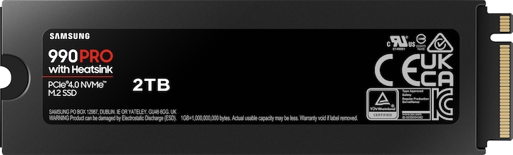 Produktbild Samsung 990 Pro mit Heatsink (2000 GB, M.2 2280)