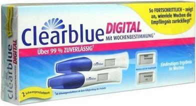 Produktbild Clearblue DIGITAL Schwangerschaftstest 2er (2 x)