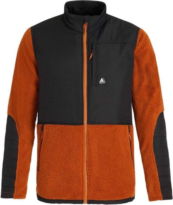Actual product image Protest Men's Full Zip Top PRTMANITOBA Umberorange XL (XL)