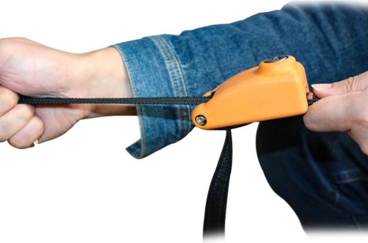 Actual product image 9WS Sangle antivol renforcée avec cable d'acier et serrure