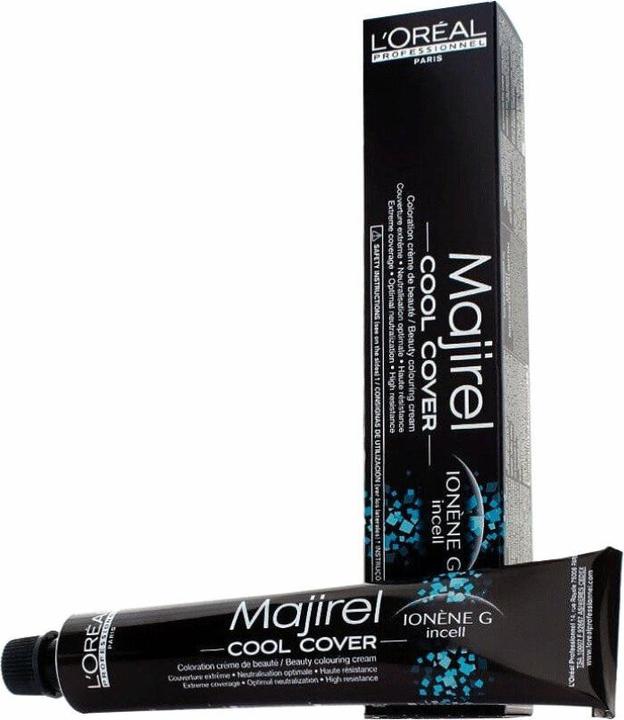 Immagine prodotto L'Oréal Professionnel Majirel Cool Cover colore dei capelli (7,18 Moka di frassino biondo medio)